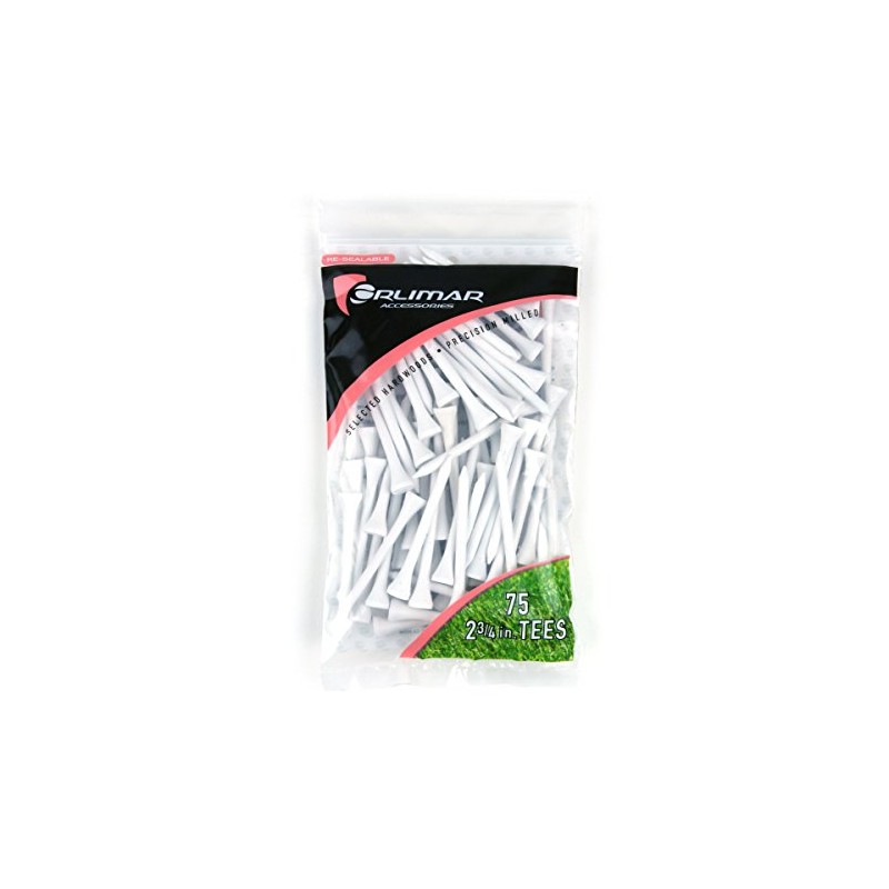 Orlimar OR020067 2 3/4" Golf Tees-75-Pack (White)
