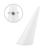 5PCS Plastic Finger Cone Ring Stand, Single Finger Display Ring