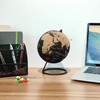 Exerz Cork Globe 14cm Pinnable, English Map, Pins Included, Natural