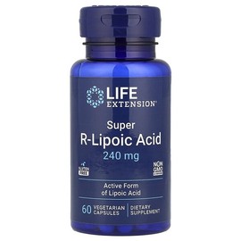 Life Extension, Super R-Lipoic Acid, 240mg, 60 Veg Capsules / Life Extension (라이프익스텐션), 슈퍼 R-리포산, 240mg, 베지 캡슐 60정