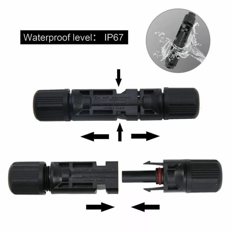 Solar 10 Pairs NEW Male + Female Fits MC4 Connector
