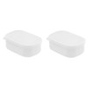 esowemsn 6PCS Plastic Food Storage Case Reusable Food Container with