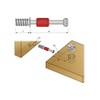 50 x Screw-In Wall Plugs Furniture Connector Cabinet Connector Clamping