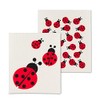 Ladybug Dishcloths. Set of 2