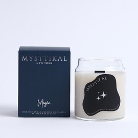 Mysttikal Black Currant & Amber Candle – 9oz Hand-Poured, Natural Wax, Non-Toxic & Cruelty-Free, Long-Lasting Rich Fragrance, Perfect for Relaxation & Gift-Giving, Aromatherapy Luxury Decor