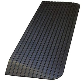 (Set of 2) RK Safety RK-RTR04 2.5" Rise Solid Rubber Power Wheelchair Scooter Threshold Ramp (43x16.5x2.5 Inch, 2pc)