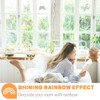 80pcs Rainbow Window Film, Bird Window Stickers Anti Collision, Butterfly