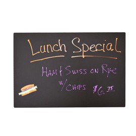 Source One Premium Acrylic Chalkboard Sheet Great for Classrooms, Home Use - Shatter Resistant (12 x 24 inch, Chalkboard)