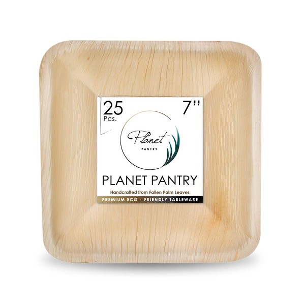 Planet Pantry Palm Leaf Disposable Bowl - 7" Square -