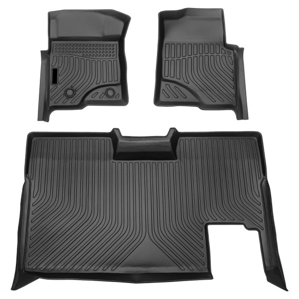 Fuke Car Floor Mats for 2009-14 Ford F-150 SuperCrew,No Fit
