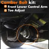MEMOEO Camber Adjusting Camber Bolt Kit 48409-34041 48190-34010 Compatible with