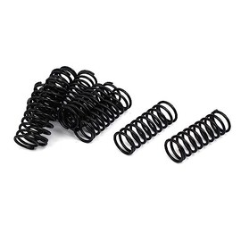 TA-VIGOR 10Pcs Compressed Spring, 1.2mm Wire Dia, 12mm OD, 30mm Free Length Dual Extended Durable Dual Hook Tension Spring for Furniture Screen Doors Repair Projects