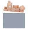 BENECREAT 20Pcs Rubber Stamp Set Blank Hard Wood Stamp Mounts