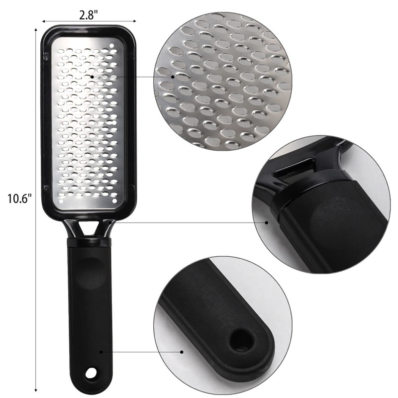 3 Pieces Colossal Foot Files Kit Foot Scrubber Foot Rasp