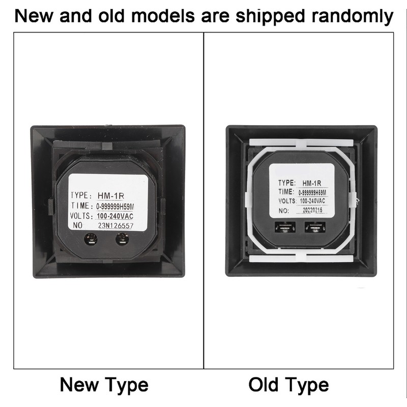 Hour Meter Digital Display Timer Hourmeter Gauge 0‑999999H 59M for