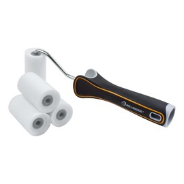 ROLLINGDOG Mini Foam Roller for Painting - 2" Small Paint Roller Set Glossing at Tight Places and for Craft Works, Leaving a Smooth Surface(5 Pack)