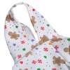 Christmas Dog Hoodie White Background Print Cute Gingerbread Man Dog