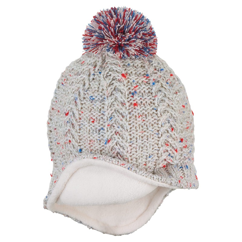 Sterntaler Unisex Children's Hat Baby Inkastrick Hat with Bobble, beige