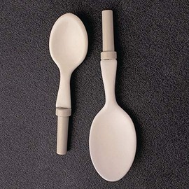 Homecraft Kings Soft Coated Spoon, PVC Utensil, Rubber Spoon, Bite Reflex Solutiion, Flexible Tableware, Eating Disability Kitchenware, Bite-Safe Tablespoon (Eligible for VAT relief in the UK)