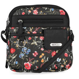 MultiSac Womens North South Mini Zip Around Crossbody Bag, Ambrosia Floral, One Size