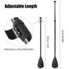 Aluminum Alloy Paddle Detachable Adjustable Kayak Surfboard Paddle Canoe Paddle