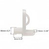 Boxonly 5mm Plastic Locking Shelf Pegs, Mini Cabinet Shelf Clips,