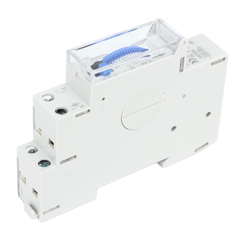 Time Switch Transparent 24h Mechanical Timer Switch with Battery for