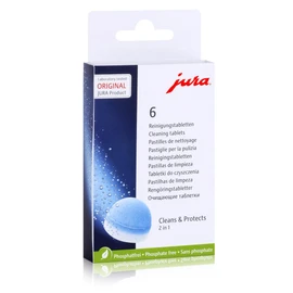 Jura Cleaning Tablets, Pack of 6 + Jura descaling tablets, 3 x 3 pieces.