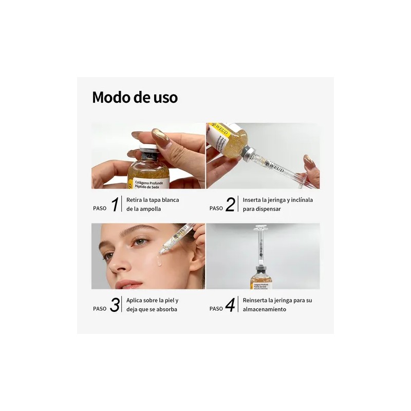 Suero Weud Colágeno Profundo Péptido De Seda 55 Ml