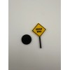 Tiny Traffic Co. 1:64 Scale Dead End Sign for Hot