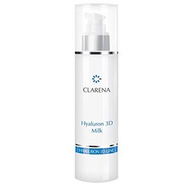 Clarena Hyaluron 3D Ultra Moisturising Cleansing Milk for Makeup Removal, 200 ml