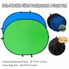 Blue Green Screen Backdrop Double Sided Collapsible Greenscreen Backdrop with