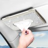 Bling Bling Sun Visor Car Tissue Box with Crystal Diamond