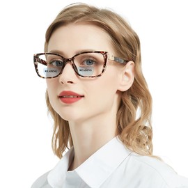 Oversized Bifocal Reading Glasses for Women 1.25 by WEMOOTEANTS Women's Trendy Tortoise Bi focus Readers 100 125 1.50 175 200 225 250 275 3.00 350