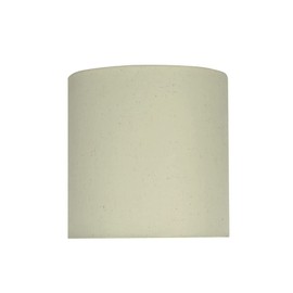 Aspen Creative 58303A, Drum Uno Lamp Shade, Off White, 8" Top x 8" Bottom x 8" Height, Slip UNO 36mm