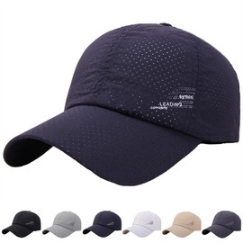 SUBTRY Mesh Cap, Men's, Summer, Lightweight, Mesh Breathable Material, Sweat Absorbent, Quick Drying, Moisture Resistant, Cool Thin, UV Protection, Spring and Summer, UV Protection, Plain, Lightweight