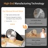 Brvclon Manual Bread Slicer Adjustable Thickness, Hand Crank Bread Slicer