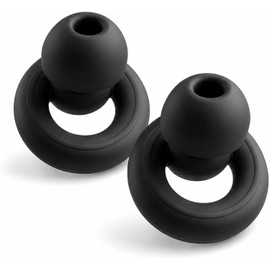 Tapones para Oídos para Dormir 45dB, Tapones Auditivos Antiruido de Silicona Reutilizables con Puntas de Repuesto en 4 Tallas, Canceladores de Ruido para Estudio Viajar Nadar, Protectores Auditivos Lavables Silicona reutilizable, 4 tallas de puntas, para 