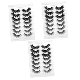Baluue Sets False Lashes Full Natural Look Fake Eyelashes Fluffy Wispy Extensions for Women Beauty Pairs