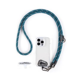 project-cb Cell Phone Lanyard ×1,Phone Lanyard Patch ×2,Phone Strap,Universal Lanyard for Phone,Crossbody,Neck Phone Lanyard (Slate Blue)