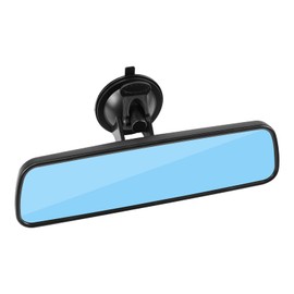 Rear View Mirror，Anti-Glare HD Blue Mirror Universal Car Interior Rearview Mirror with Adjustable Suction Cup, Car Mirror for RV Marine Auto Boat Truck SUV Van