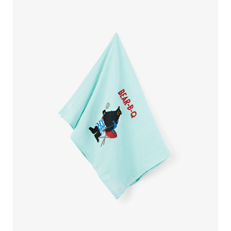 Little Blue House Kitchen Hand/Dish Towels, Bear-B-Q, One Size