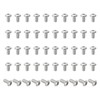PATIKIL #8-32x5/16" Button Head Socket Cap Screws, 50 Pcs 304