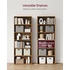 VASAGLE CUSTOS Collection - Bookshelf, 6-Tier Bookcase, Book Shelf, Open
