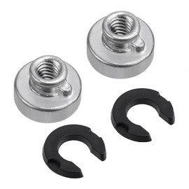 2 Pcs Fender Seat Nuts, Motorbike Rear Fender Solo Seat Mounting Bolt Motorcycle Screw Accessories Part Kit Compatible with 1997-2019 XL 883 1200 '97-'17 FLT Touring Road Glide Road King Street Glide