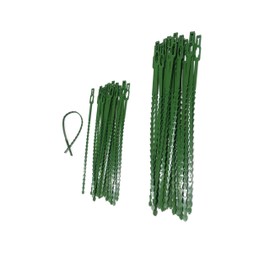 300 PCS Adjustable Plant Ties Flexible Garden Plant Ties, Green Multi-Function Sturdy Garden Plant Twist Tie Plastic Garden Ties Plant Support Tree Shrub, Office Home Cable Organization (13 & 23 CM)