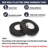 RED WOLF Wire Harness Cloth Electrical Tape for Automotive Engine
