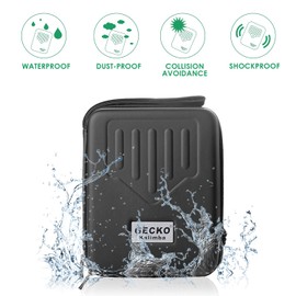 GECKO Kalimba 17 Keys Thumb Piano with Waterproof Protective Box, Tune Hammer and Study Instruction, Portable Mbira Sanza Finger Piano, Meditation Sound, Gift for Beginners and Professional