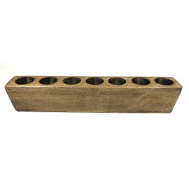 5Mc 7 Hole Rustic Wooden Sugarmold-Mold Only