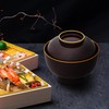 yam003 Yamanaka Lacquerware Zoni Bowl Soup Bowl with Lid, Large,
